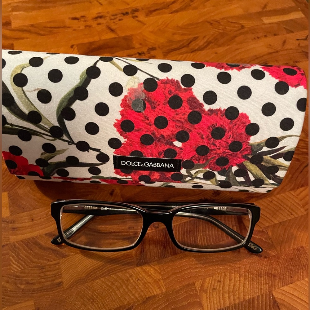 Dolce&Gabbana women’s black eyeglass frames. D&G1180. For frames only!